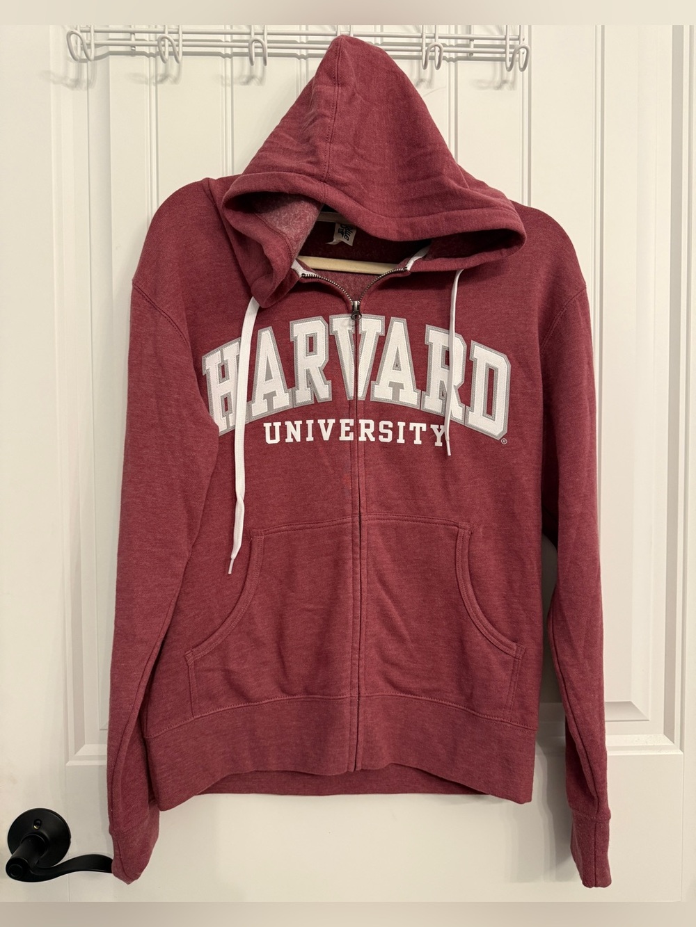Harvard full zip up hoodie size adult small.